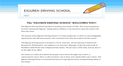 Desktop Screenshot of eigurendrivingschool.com